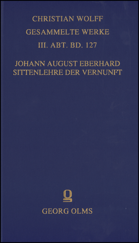 Sittenlehre der Vernunft - Johann August Eberhard