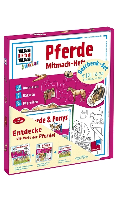 WAS IST WAS Junior Geschenkset Pferde & Ponys