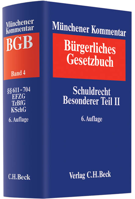 Münchener Kommentar zum Bürgerlichen Gesetzbuch - 