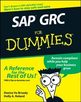 SAP GRC For Dummies - Denise Vu Broady, Holly A. Roland