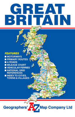 Great Britain Road Map -  Geographers' A-Z Map Company