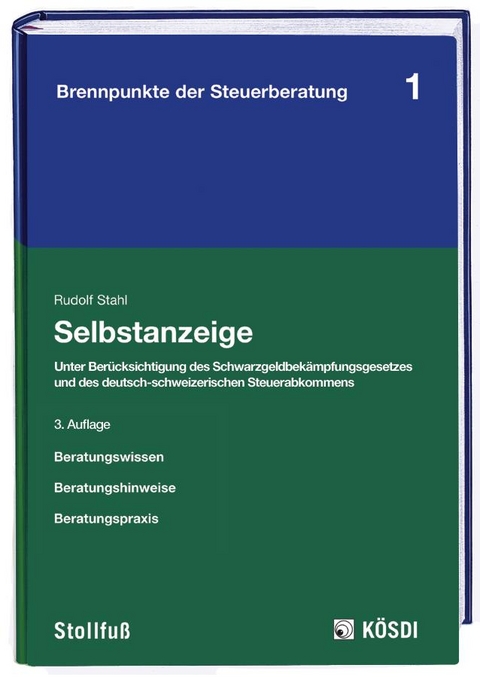 Selbstanzeige - Rudolf Stahl