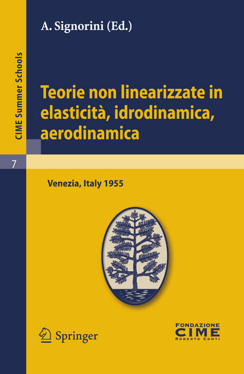 Teorie non linearizzate in elasticità, idrodinamica e aerodinamica - 