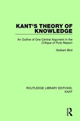 Kant's Theory of Knowledge - Graham Bird