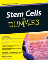 Stem Cells For Dummies - Lawrence S. B. Goldstein, Meg Schneider