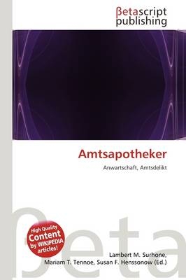 Amtsapotheker - 