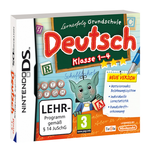 Lernerfolg Grundschule Deutsch Klasse 1-4, Neue Version, Nintendo-DS-Spiel