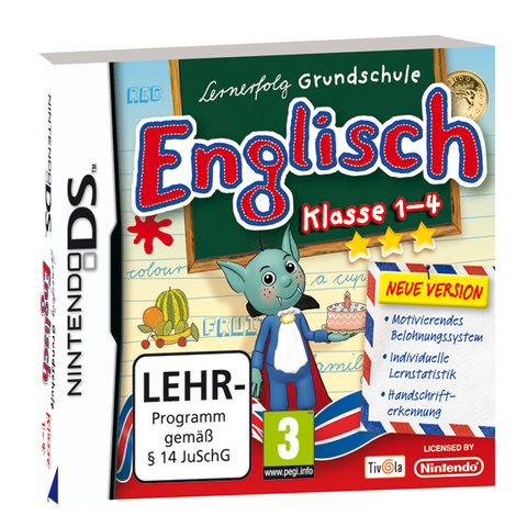 Lernerfolg Grundschule Englisch Klasse 1-4, Neue Version, Nintendo-DS-Spiel