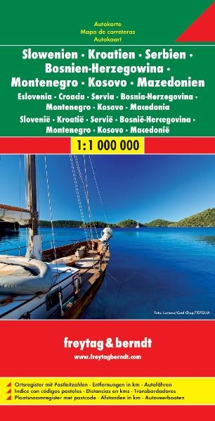 Slowenien - Kroatien - Serbien - Bosnien Herzegowina - Montenegro - Mazedonien - 