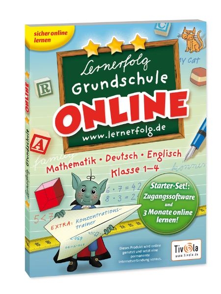 Lernerfolg Grundschule ONLINE, Zugangssoftware auf CD-ROM