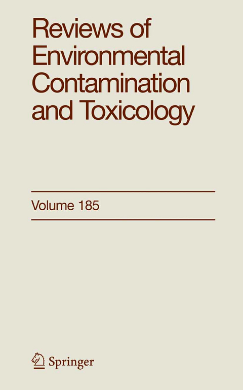 Reviews of Environmental Contamination and Toxicology 185 - 