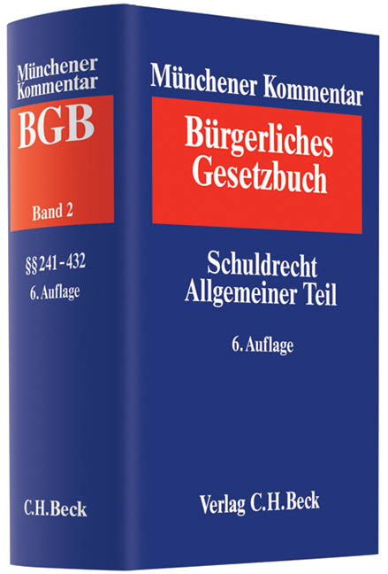 Münchener Kommentar zum Bürgerlichen Gesetzbuch - 