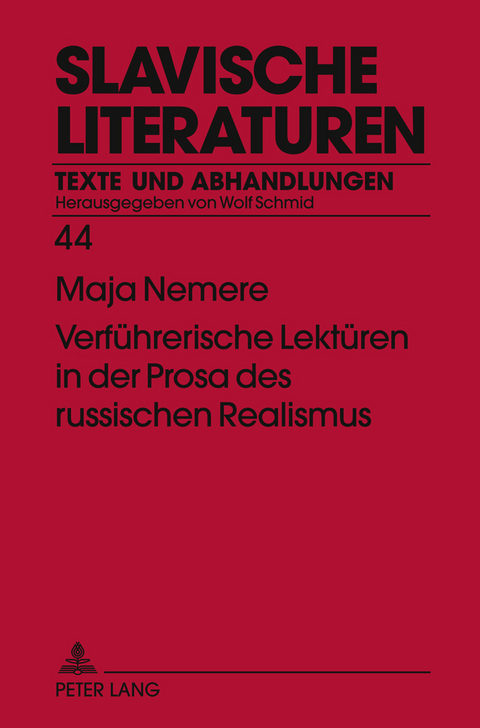 Verführerische Lektüren in der Prosa des russischen Realismus - Maja Nemere