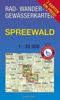 Rad-, Wander- und Gewässerkarten-Set: Spreewald - 