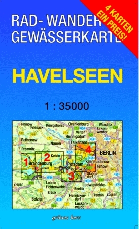 Rad-, Wander- und Gewässerkarten-Set: Havelseen - 