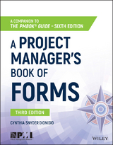 Project Manager's Book of Forms -  Cynthia Snyder Dionisio