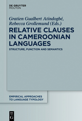 Relative Clauses in Cameroonian Languages - 