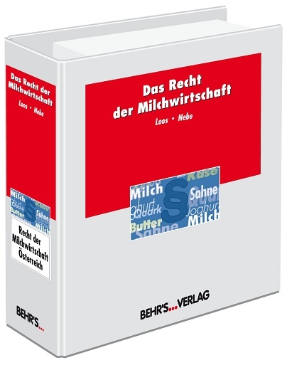 Das Recht der Milchwirtschaft - 