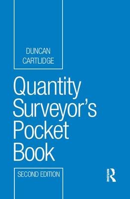 Quantity Surveyor's Pocket Book - Duncan Cartlidge