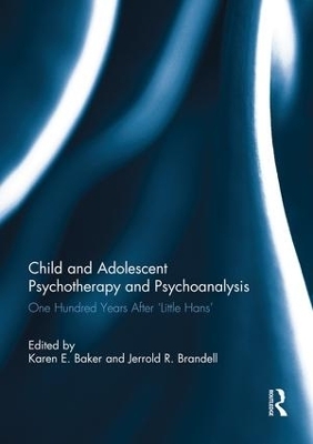 Child and Adolescent Psychotherapy and Psychoanalysis - 