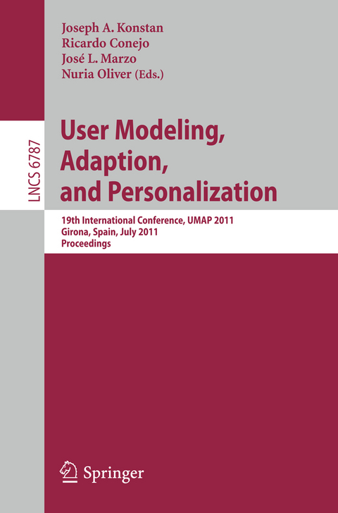 User Modeling, Adaptation and Personalization - 