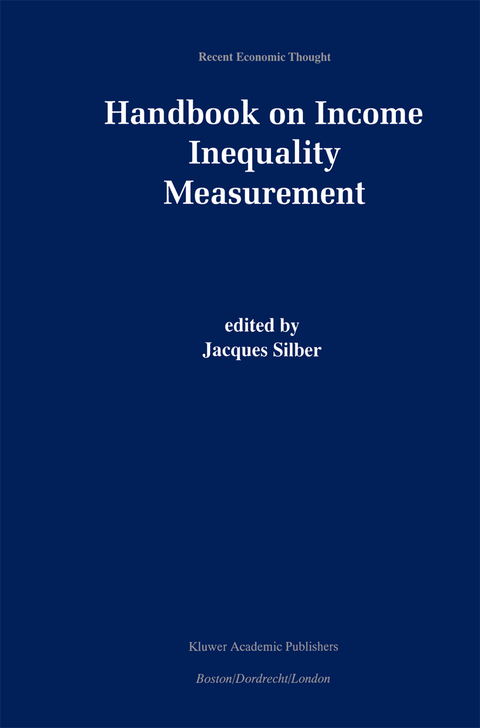 Handbook of Income Inequality Measurement - 