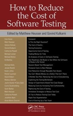 How to Reduce the Cost of Software Testing - 