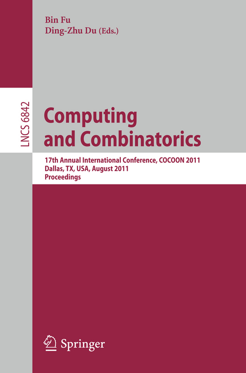 Computing and Combinatorics - 