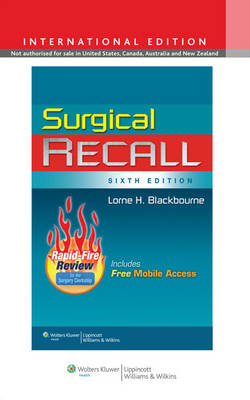 Surgical Recall - Lorne H. Blackbourne