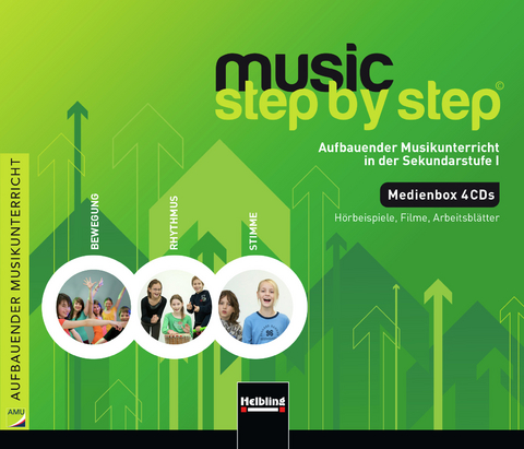 Music Step by Step 1. Medienbox (3 Audio-CDs und 1 CD+) - 