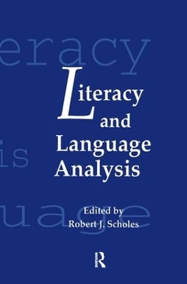 Literacy and Language Analysis - 