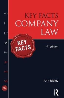 Key Facts Company Law - Ann Ridley