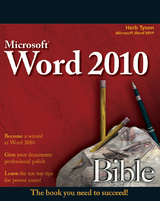 Word 2010 Bible -  Herb Tyson