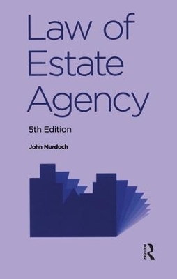 Law of Estate Agency - John Murdoch