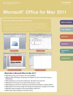 Microsoft® Office 2011 for Mac CourseNotes -  Course Technology