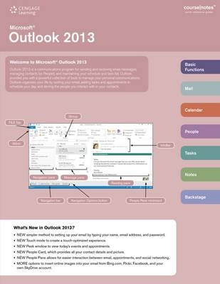 Microsoft� Outlook 2013 CourseNotes -  Course Technology