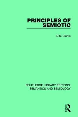 Principles of Semiotic - David S. Clarke