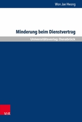 Minderung beim Dienstvertrag -  Won Jae Hwang