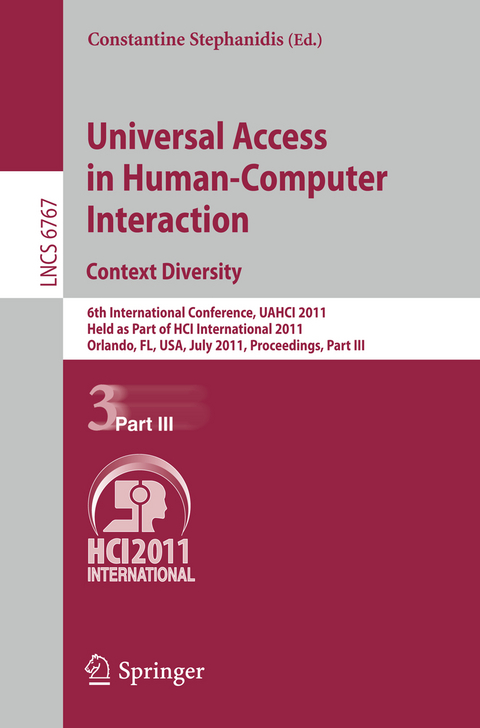 Universal Access in Human-Computer Interaction. Context Diversity - 