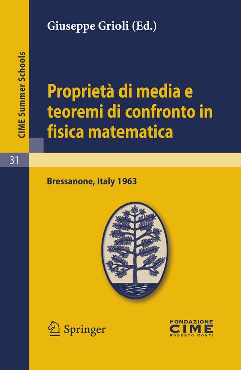 Proprietà di media e teoremi di confronto in fisica matematica - 