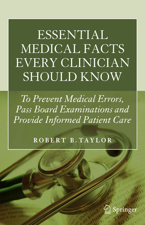 Essential Medical Facts Every Clinician Should Know - Robert B. Taylor