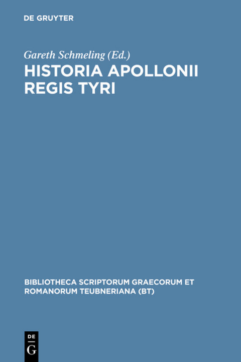 Historia Apollonii Regis Tyri - 