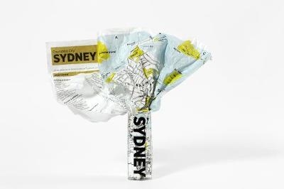 Sydney Crumpled City Map