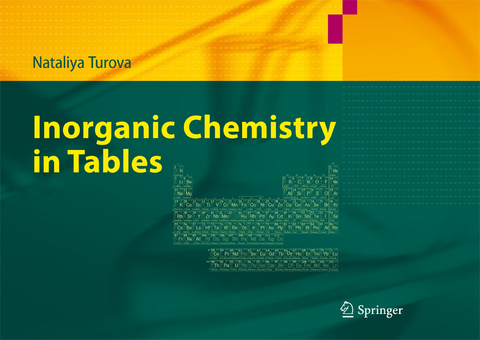 Inorganic Chemistry in Tables - Nataliya Turova