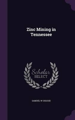 Zinc Mining in Tennessee - Samuel W Osgood