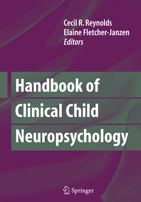 Handbook of Clinical Child Neuropsychology - 