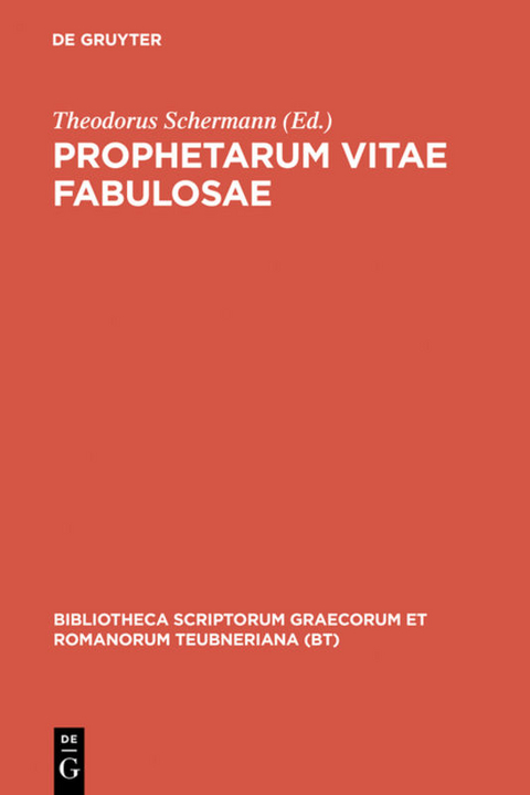 Prophetarum vitae fabulosae - 