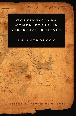 Working-Class Women Poets in Victorian Britain - 