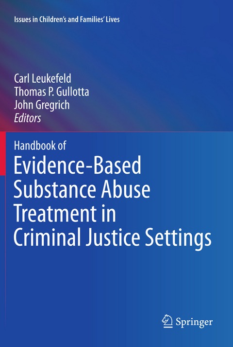 Handbook of Evidence-Based Substance Abuse Treatment in Criminal Justice Settings - 