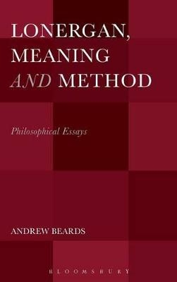 Lonergan, Meaning and Method - Dr. Andrew Beards